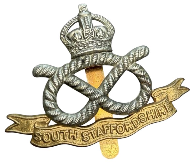 British WW2 South Staffordshire Cap Badge