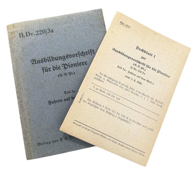Wehrmacht Pioniere Training Booklet