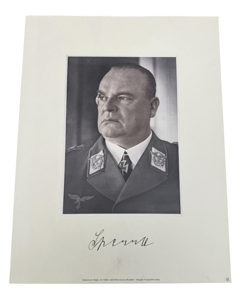 Portrait Photo Generalfeldmarschall Wilhelm Hugo Sperle
