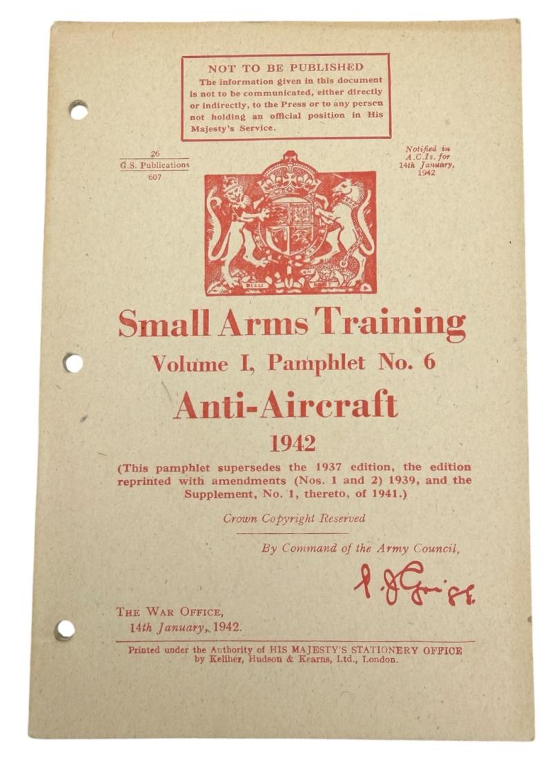 British WW2 Small Arms Training Booklet