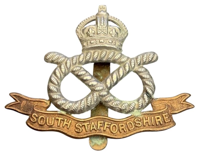 British WW2 South Staffordshire Cap Badge