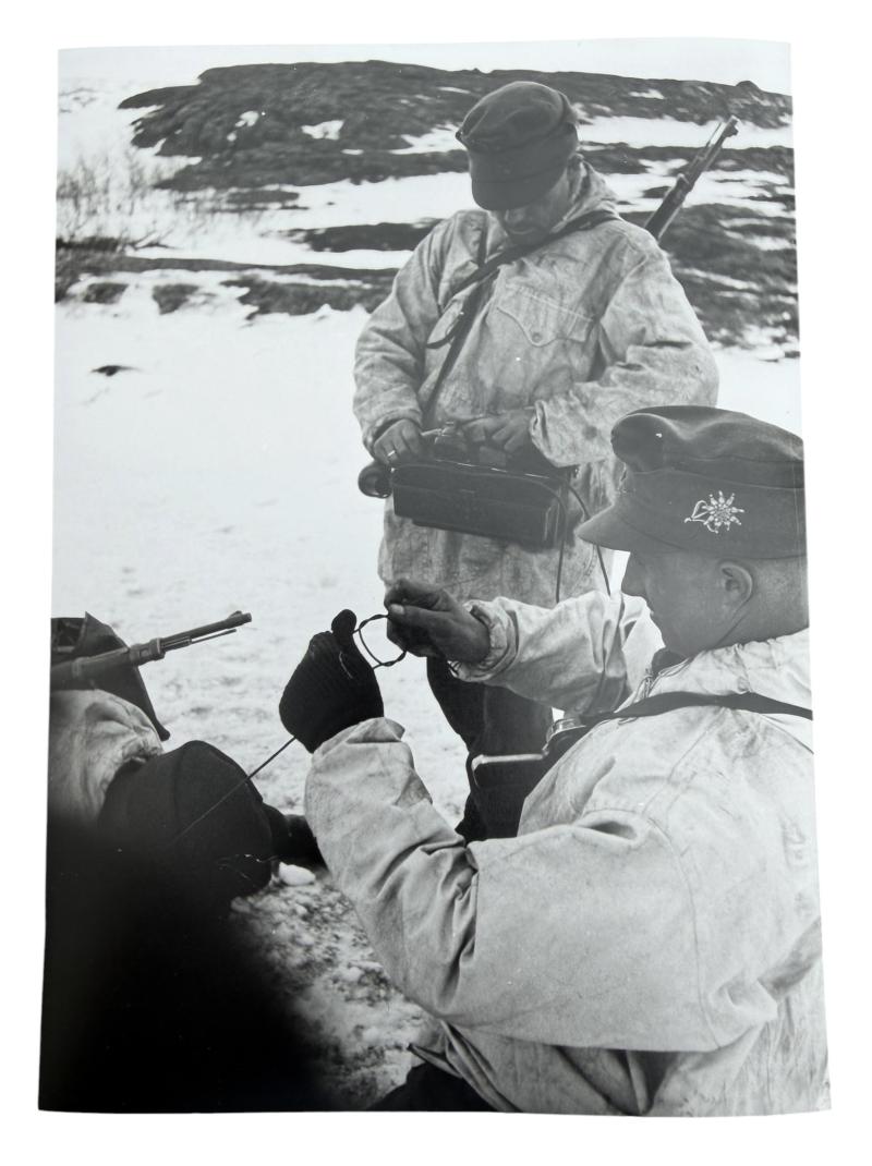 Very nice photograph of Wehrmacht Gebirgsjäger Soldiers