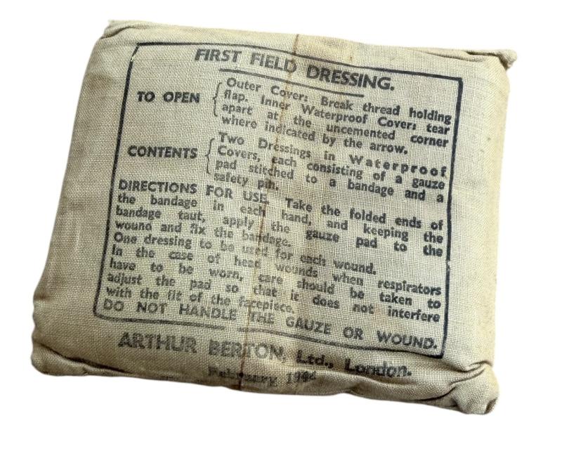 British WW2 First Aid wound Bandage