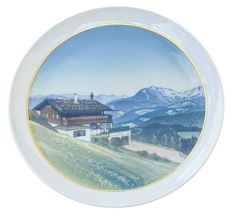Rosenthal Porcelain Plate Adolf Hitlers House