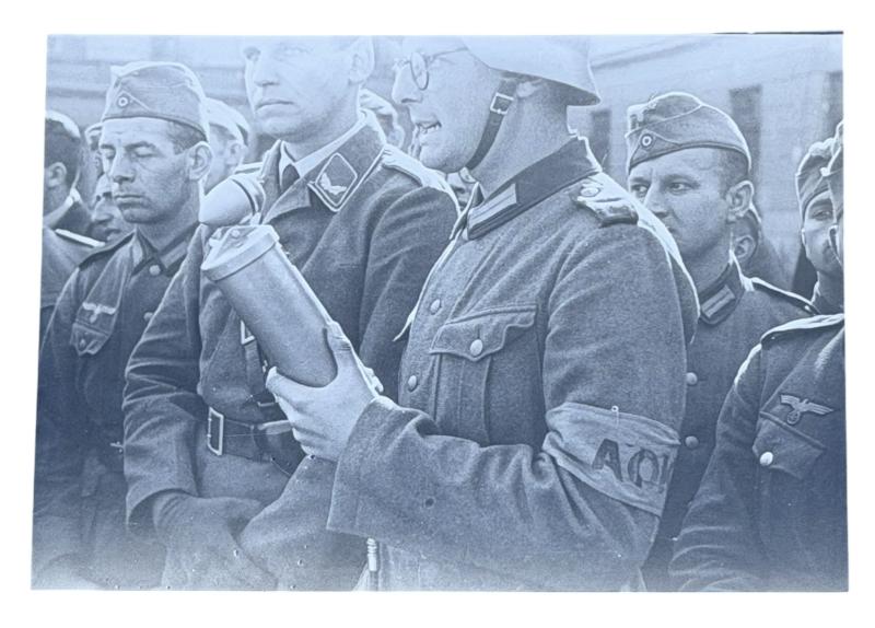 Very nice photograph of a Wehrmacht Propaganda Kompanie Soldier
