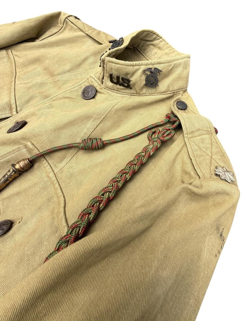 US WW1 kaki (summer) Officers Tunic