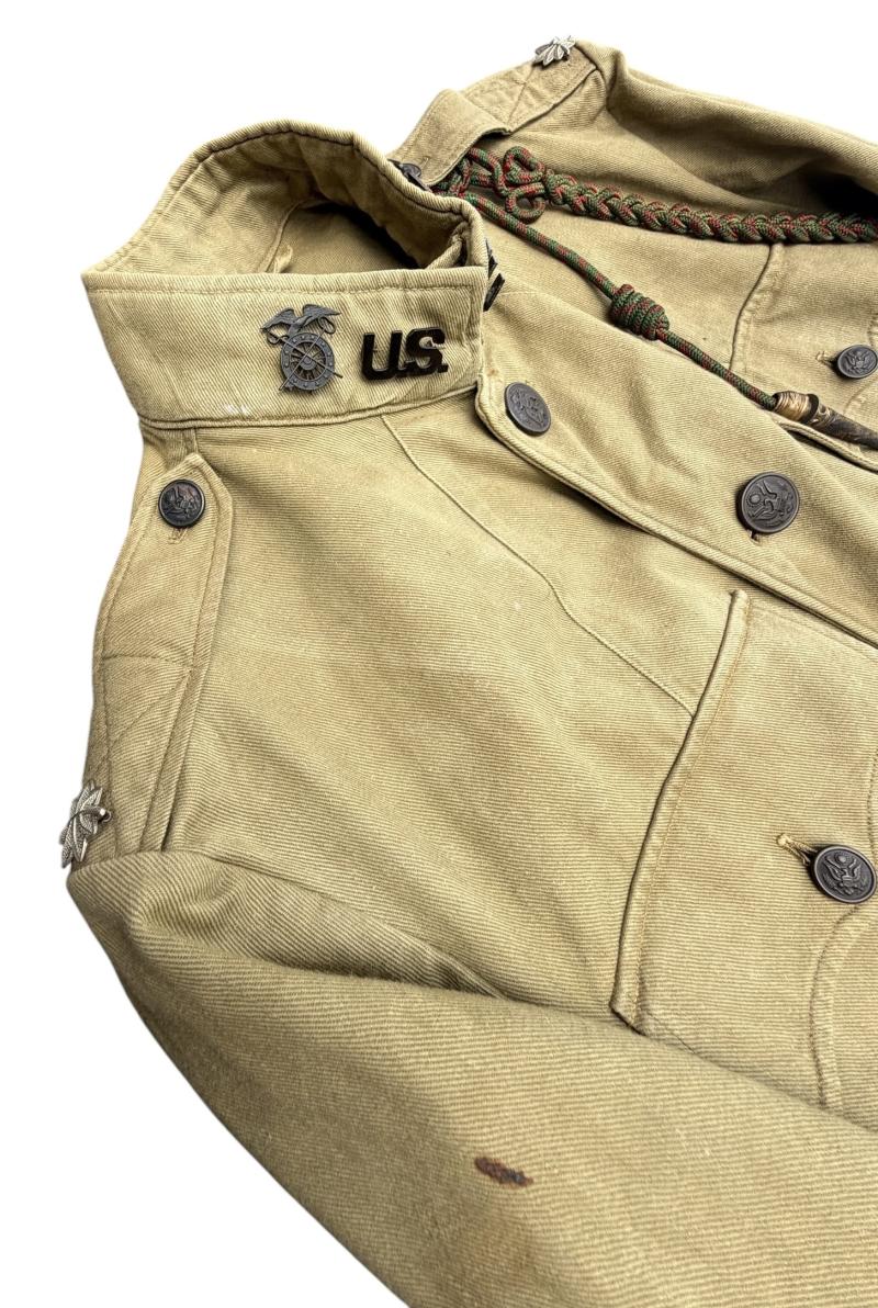 US WW1 kaki (summer) Officers Tunic