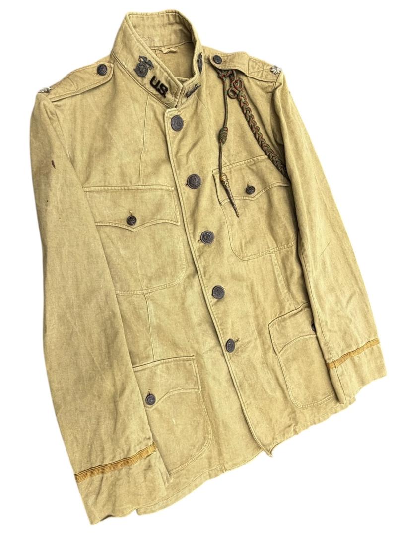 US WW1 kaki (summer) Officers Tunic
