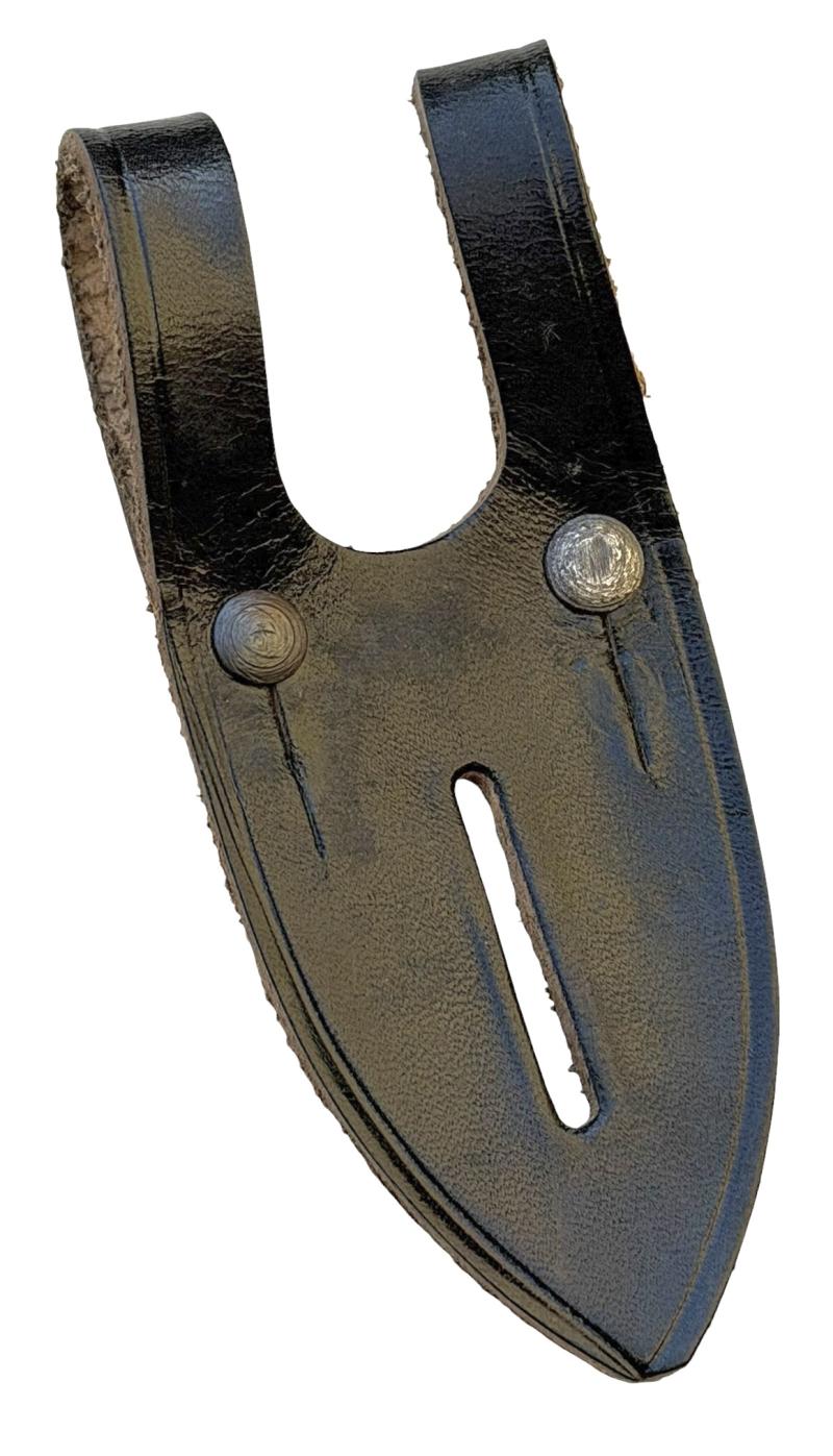 Wehrmacht Binoculars leather button attachment piece.