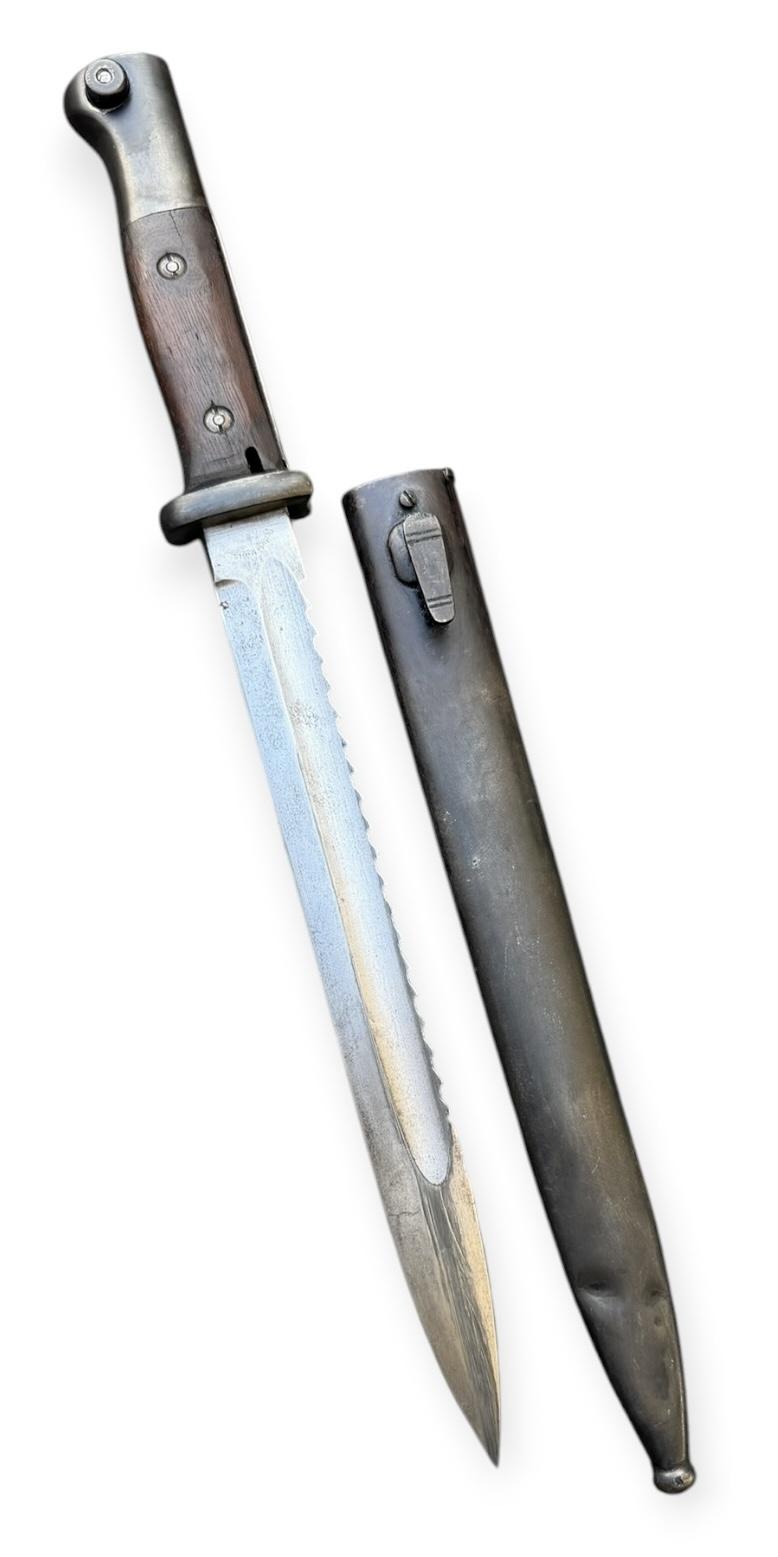 German WW1 Imperal Gewehr 98 Sawback Bayonet