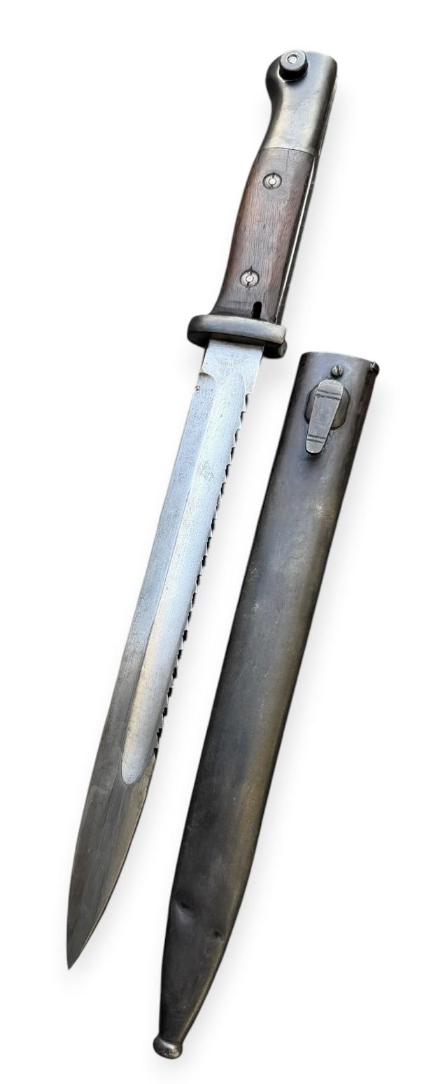 German WW1 Imperal Gewehr 98 Sawback Bayonet