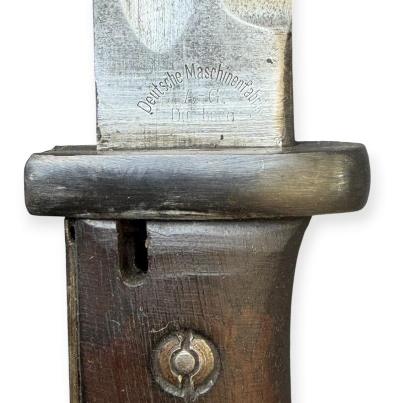 German WW1 Imperal Gewehr 98 Sawback Bayonet