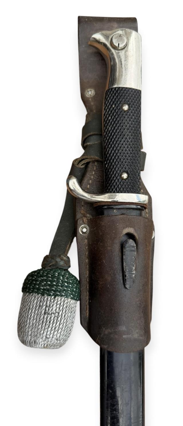 Luftwaffe/Wehrmacht Dress Bayonet with Porte Pé and Brown Frog