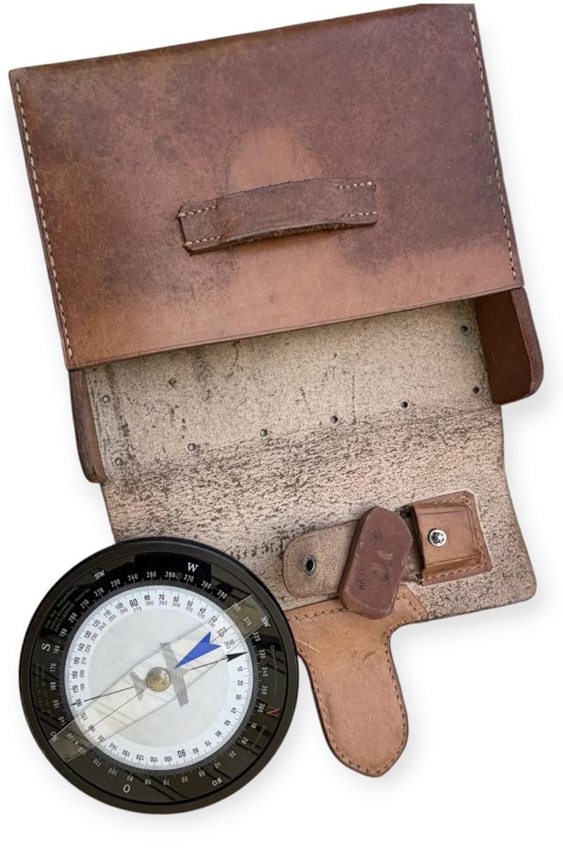 Luftwaffe Aircrew Navigation Tools in Pouch
