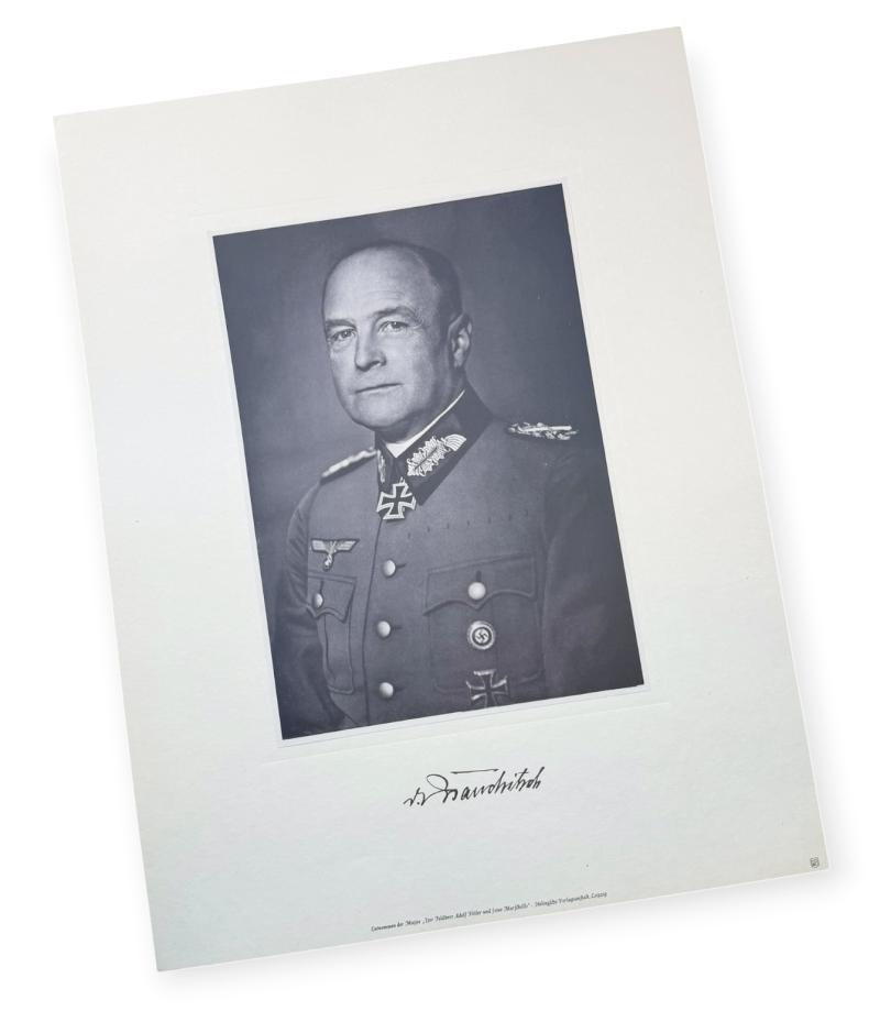 Portrait Photo Generalfeldmarschall Walther von Brauchitsch
