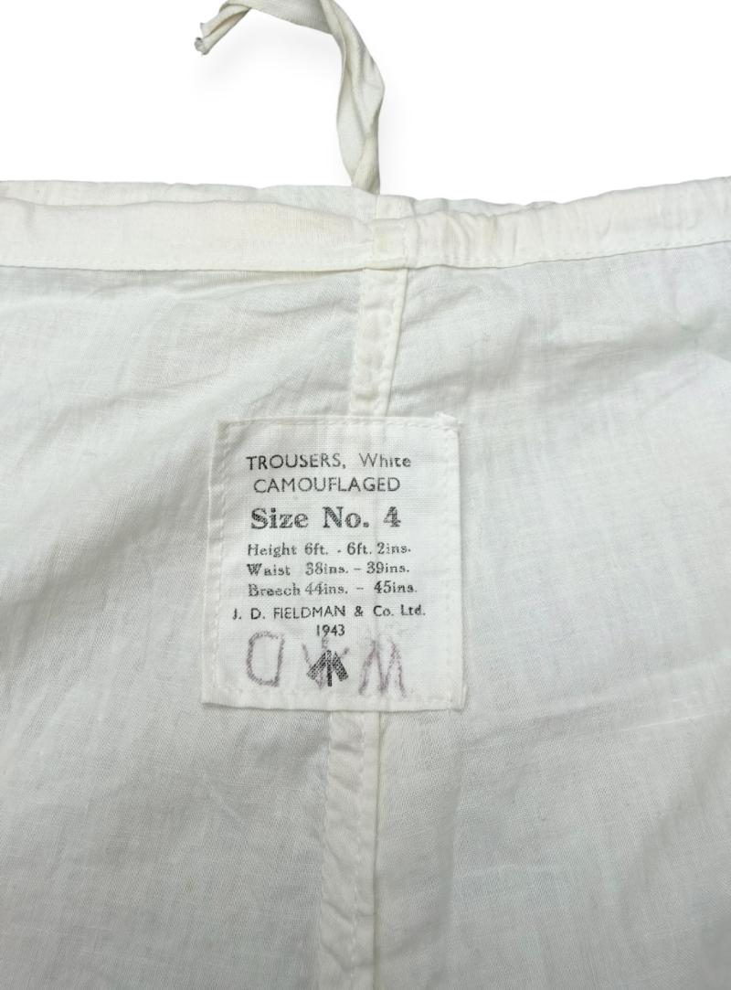 British WW2 Snow camo Smock & Trousers
