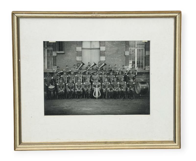 Framed Photograph of a Wehrmacht Musik Band