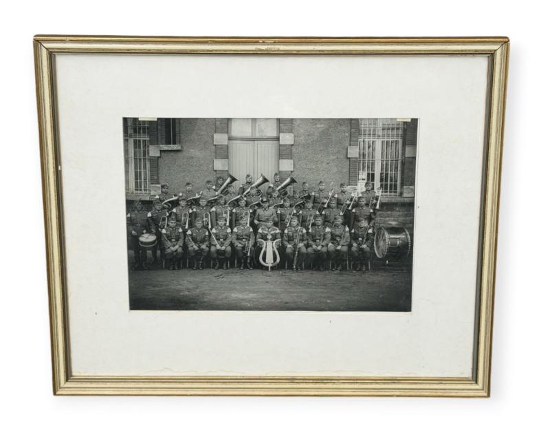 Framed Photograph of a Wehrmacht Musik Band