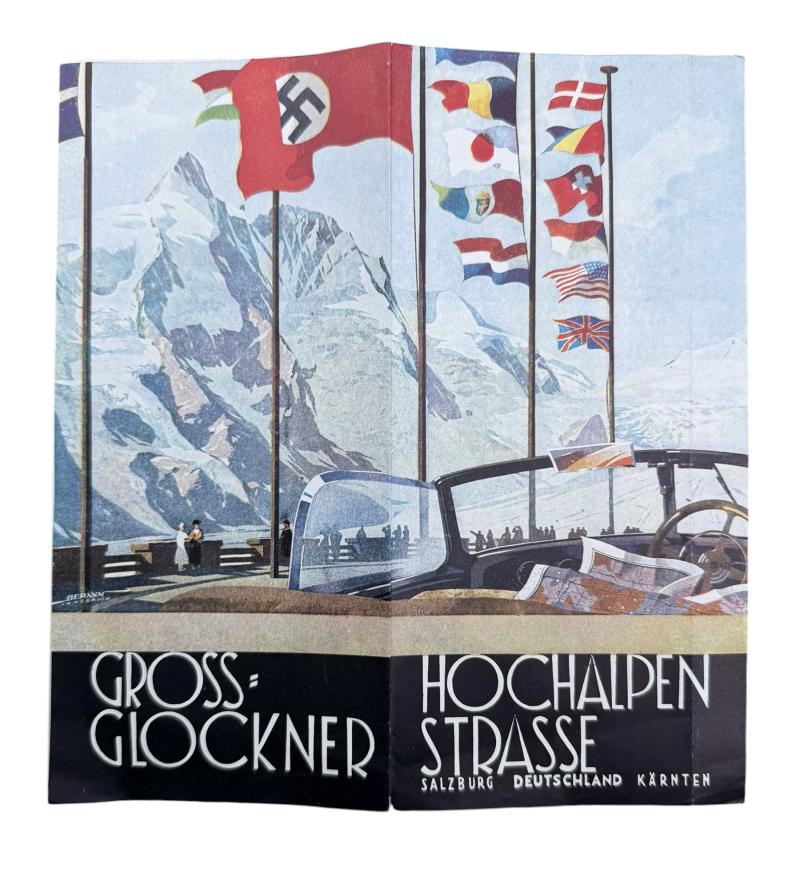 Third Reich Tourist Flyer Gross-Glockner - Hochalpen-Strasse