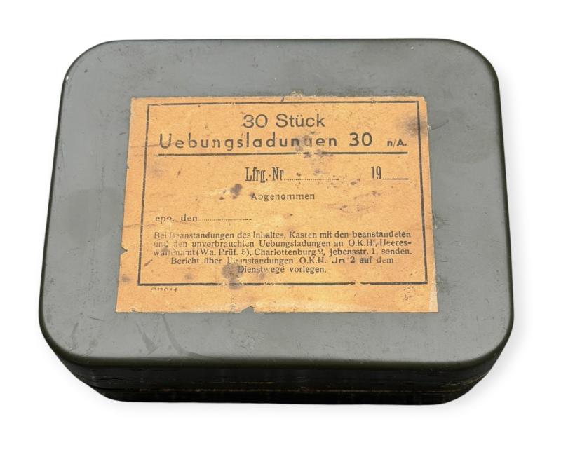 Wehrmacht metal case Trainings Fuzes