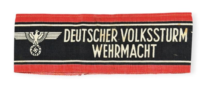 Deutscher Volkssturm Armband