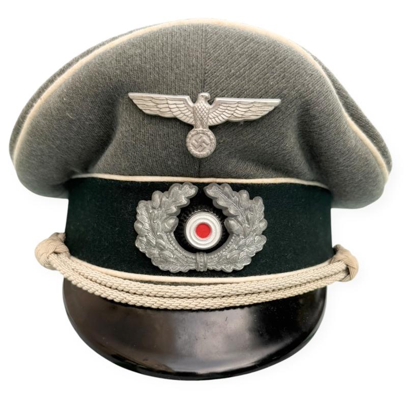 Wehrmacht Infantry Officers Schirrmutze (Visor Cap)