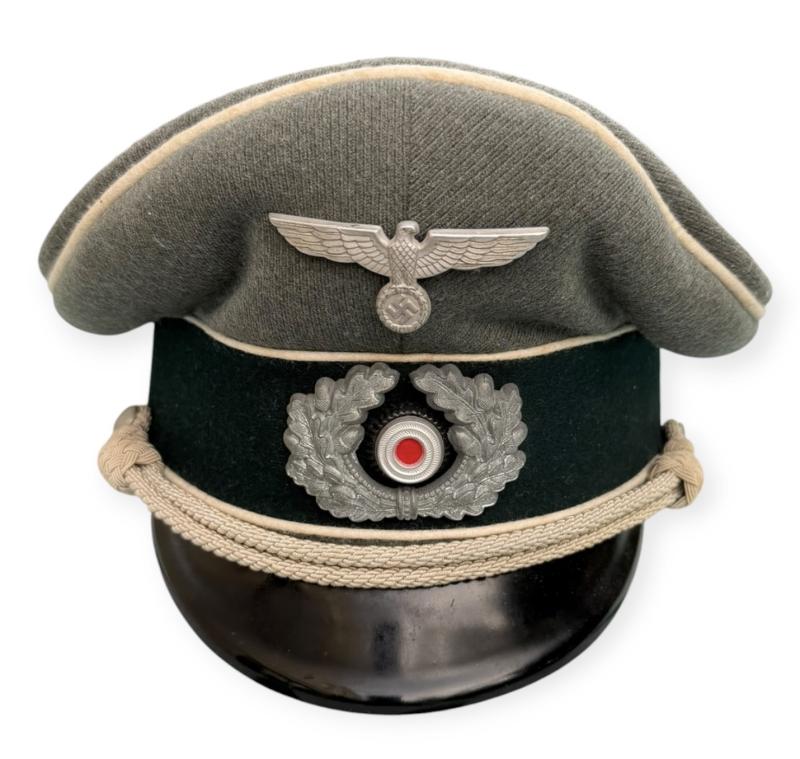 Wehrmacht Infantry Officers Schirrmutze (Visor Cap)