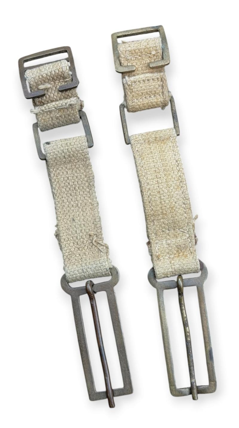 British WW2 webbing brace attachments.