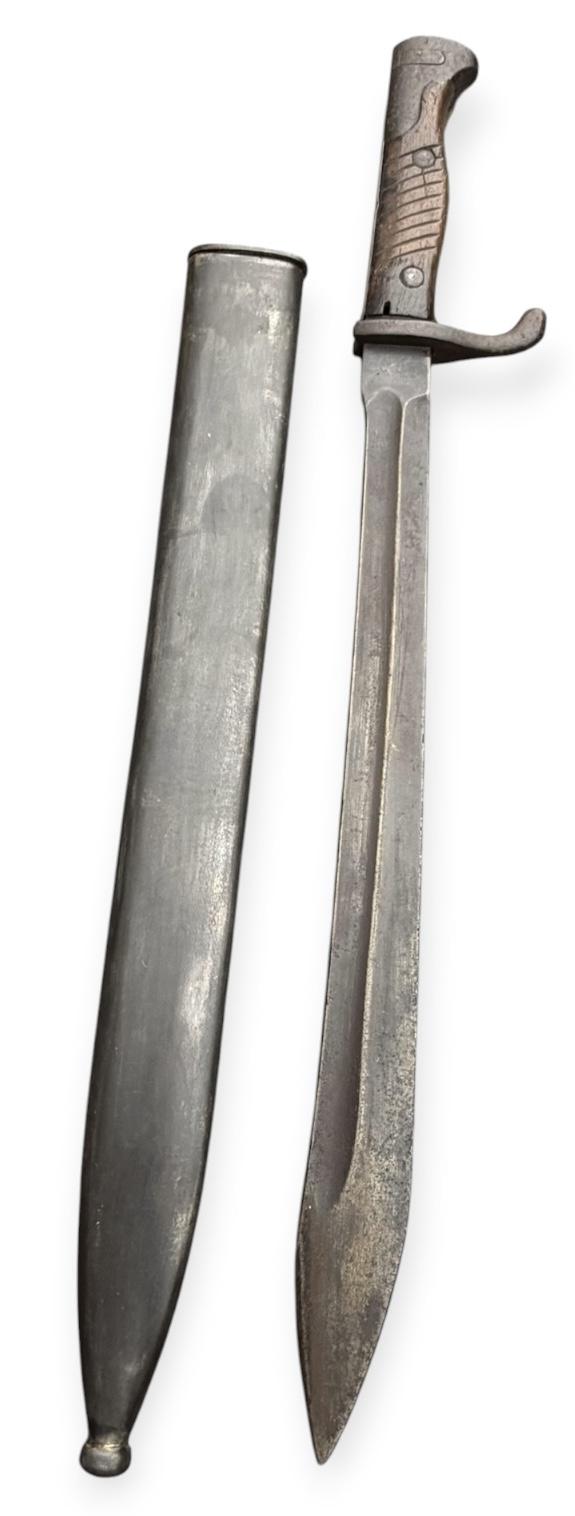 German WW1 Imperial ex Sawback Butcher Knife Bayonet