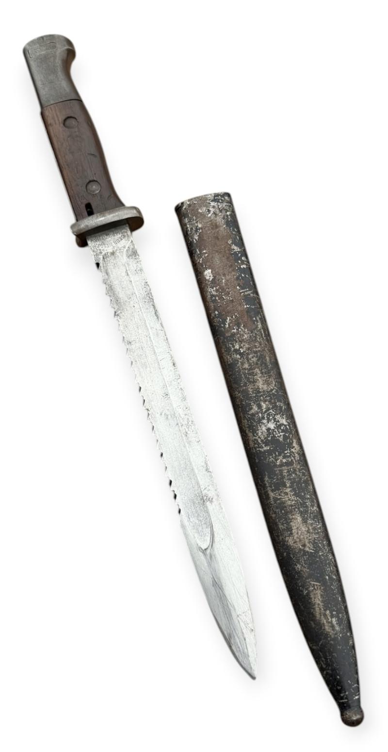 German WW1 Imperal Gewehr 98 Sawback Bayonet