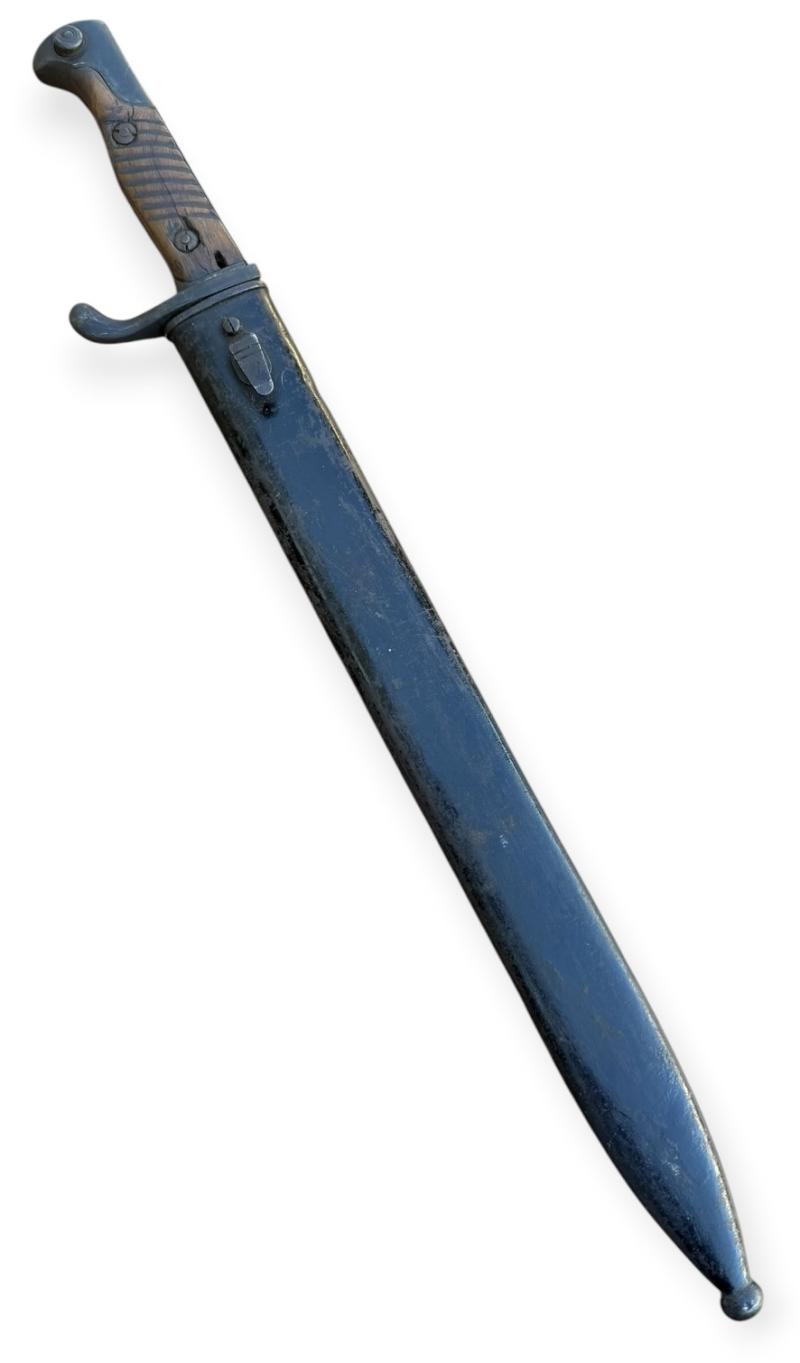German WW1 Imperial Sawback Butcher Knife Bayonet