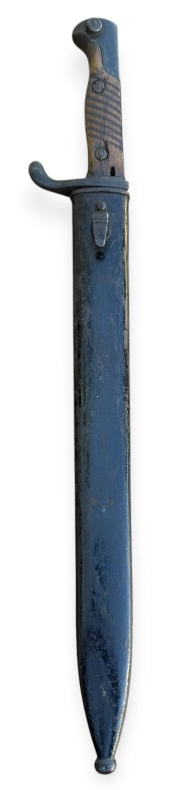 German WW1 Imperial Sawback Butcher Knife Bayonet