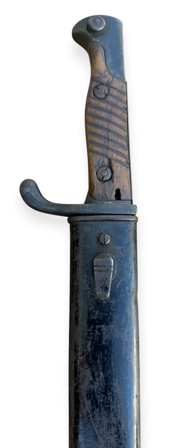 German WW1 Imperial Sawback Butcher Knife Bayonet