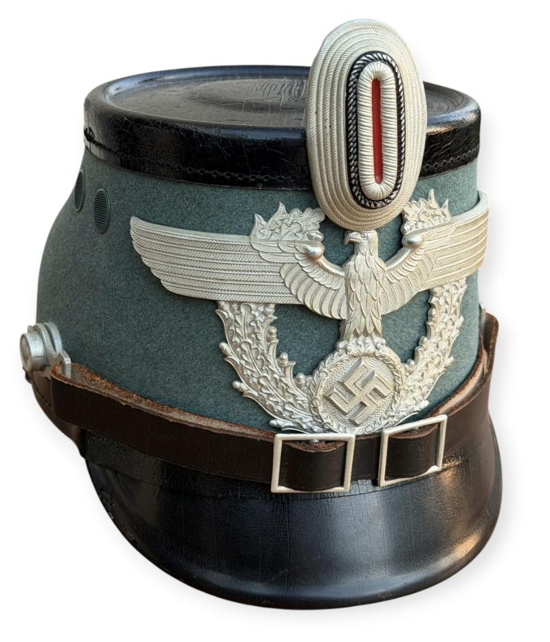 Polizei Shako (Enlisted but Officers Grade Liner)