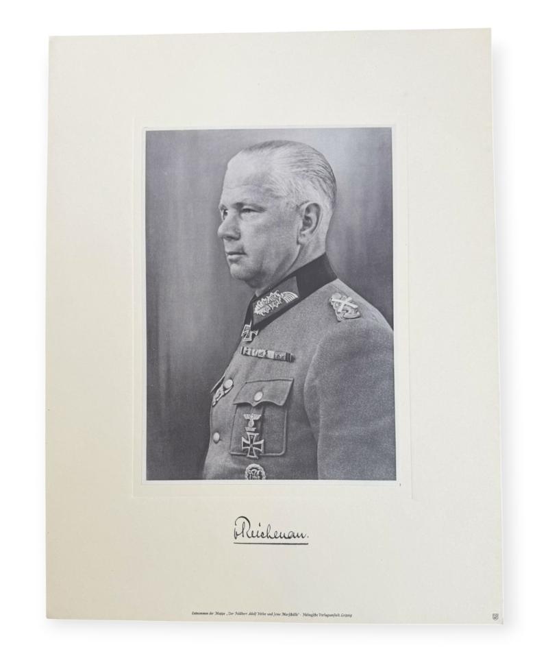 Portrait Photo Generalfeldmarschall Walter von Reichenau