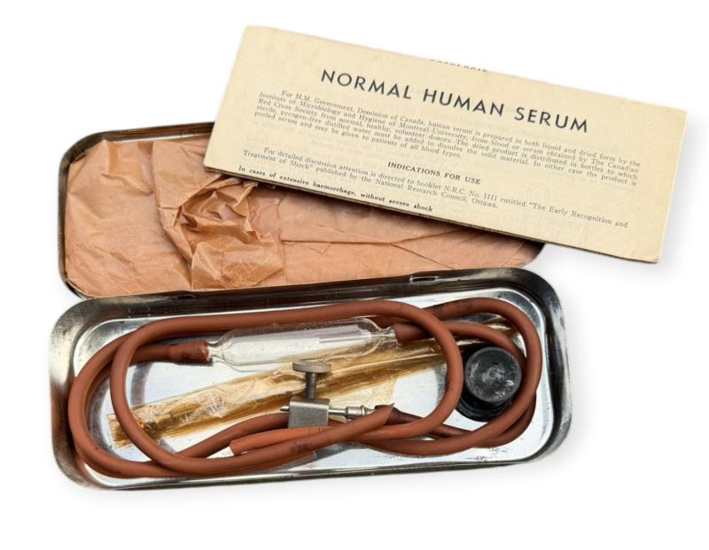 Canadian WW2 Blood Transfusion (Drip) Set