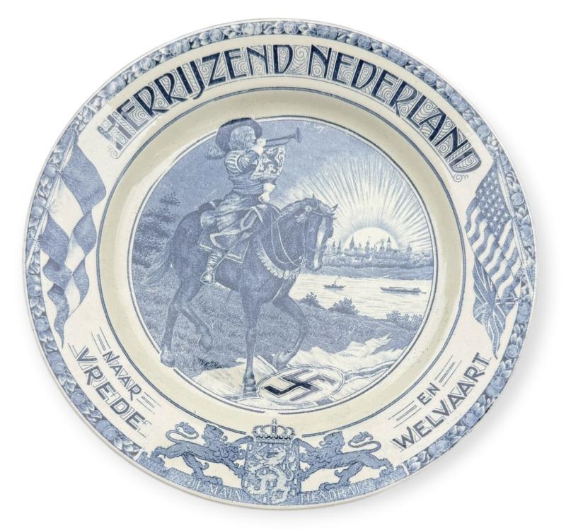 Procelain Plate made for the Liberation the Netherlands