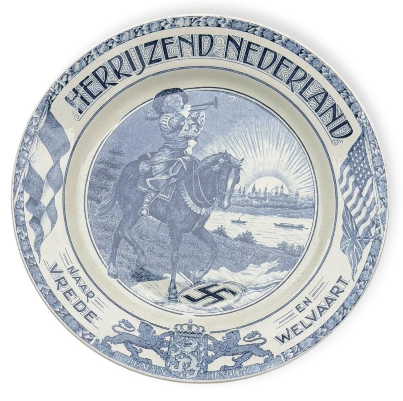 Procelain Plate made for the Liberation the Netherlands